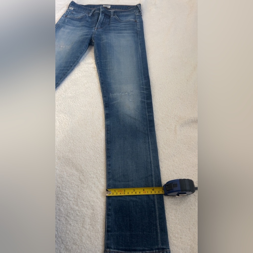 Citizens Of Humanity Dark Blue Agnes mid rise slim straight Jeans 👖 - Picture 11 of 12